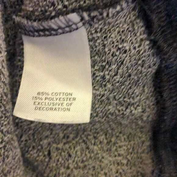 Caslon  gray studded women's sweatshirt - Picture 9 of 9